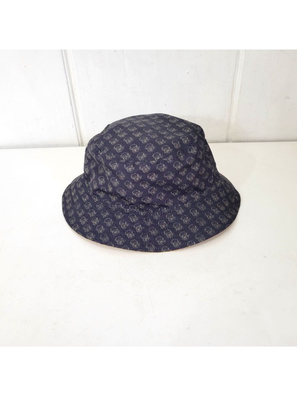 Fernway Logo Reversible Yellow & Navy Bucket Hat - Picture 7 of 8
